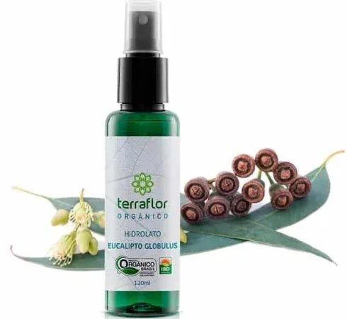 HIdrolato (Orgânico) de Eucalipto Globulus-Terra Flor-Frasco com 120ml