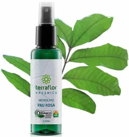 Hidrolato (Orgânico) de Pau Rosa - Terra Flor - Frasco com 120ml