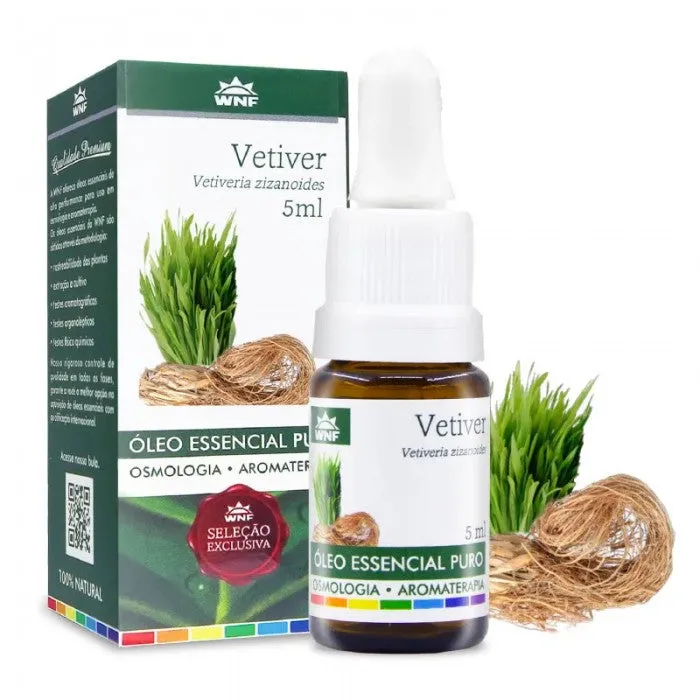 Óleo Essencial de Vetiver - WNF - Frasco com 5ml