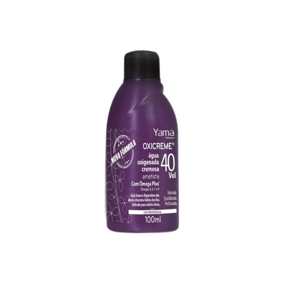 Água Oxigenada Yamá Ametista Roxo 40 Volumes 100ml