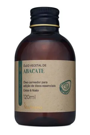 Óleo Vegetal de Abacate - Via Aroma - Frasco 120ml
