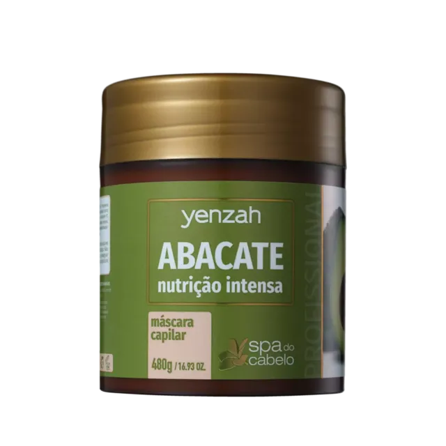 Yenzah Spa Do Cabelo Máscara Abacate 480ml | Compre na Linda