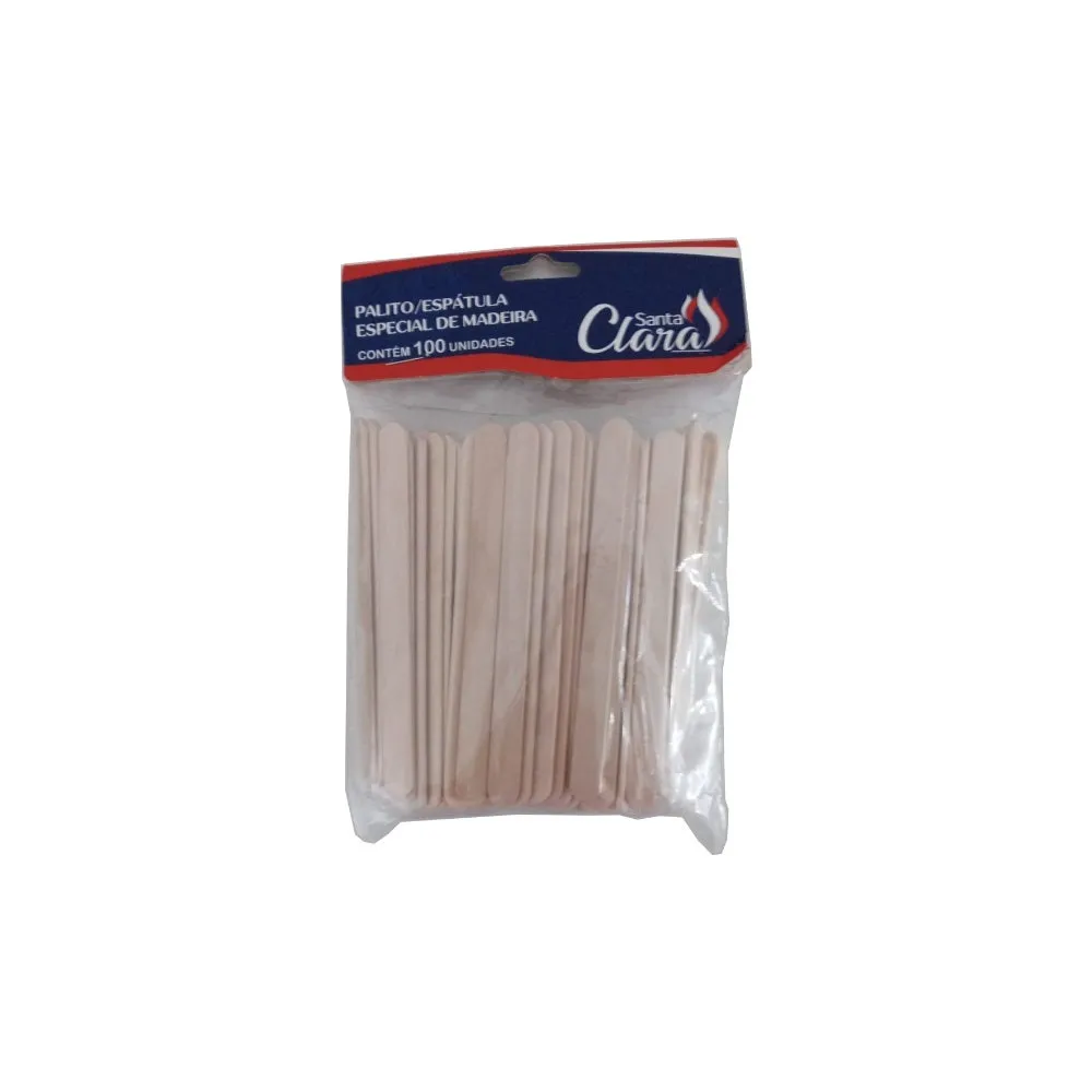 Abaixador De Língua Santa Clara com 100Un