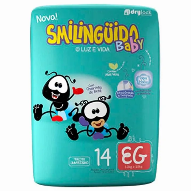 Fralda Smilinguido Baby Jumbinho [Eg] 14 Um