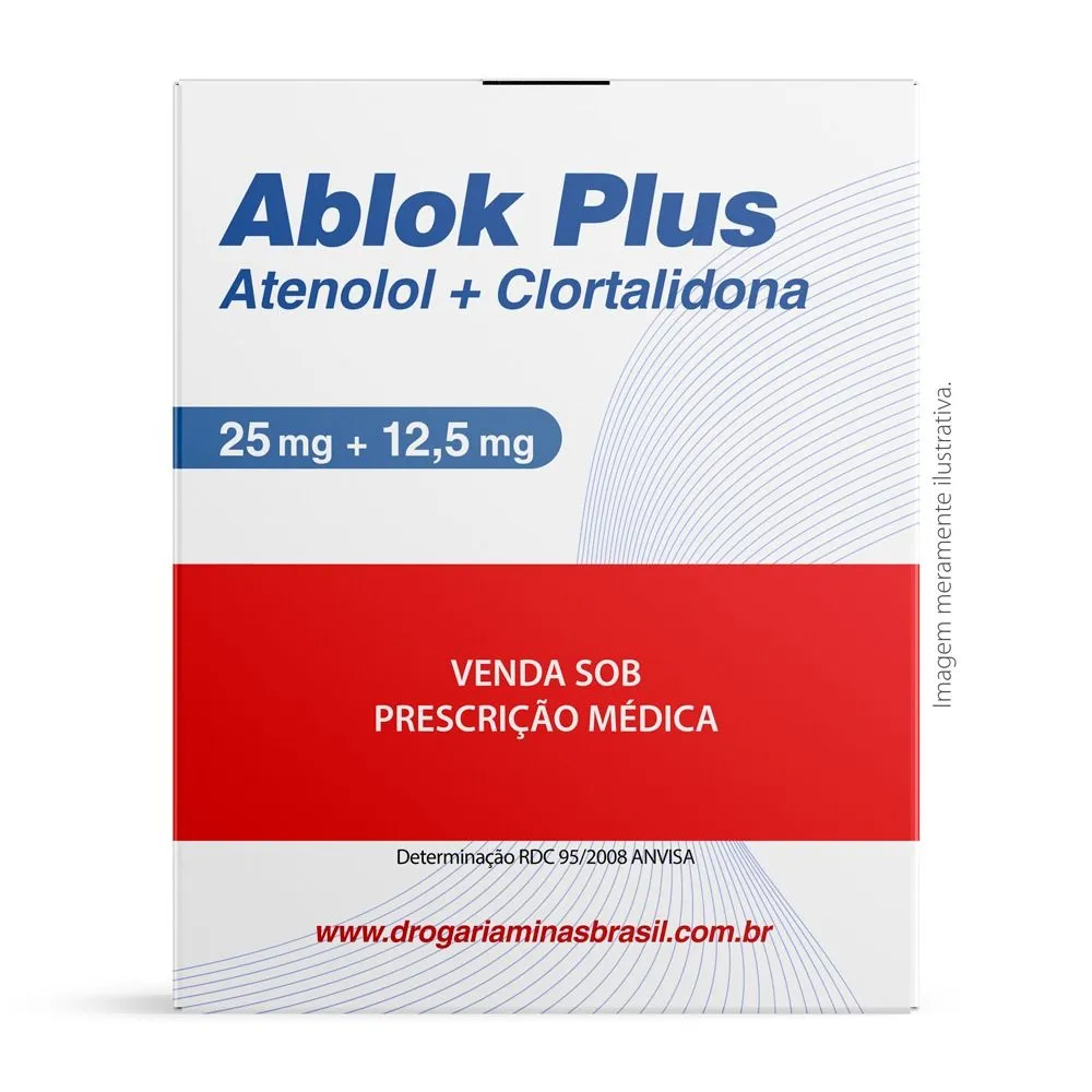 Ablok Plus 25+12,5Mg Com 60 Comprimidos