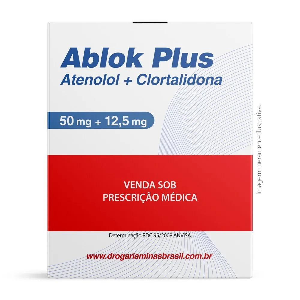 Ablok Plus 50/12,5 mg com 60 Comprimidos - Biolab