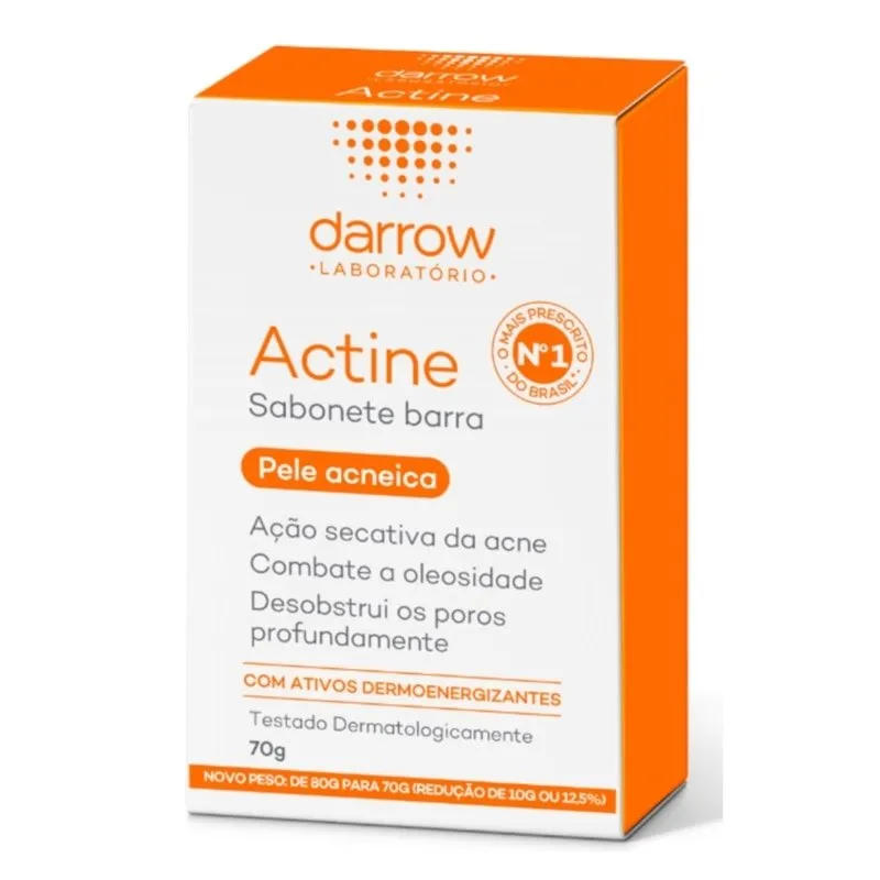Actine Sabonete em Barra Pele Acneia 70g