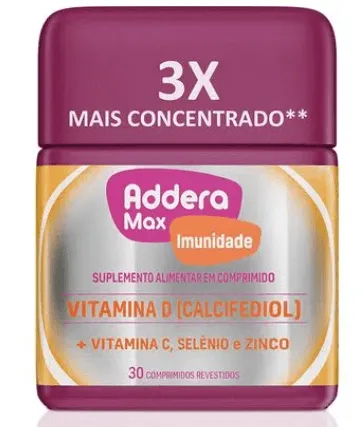 Addera Max Vitamina D + Imunidade 30 comprimidos
