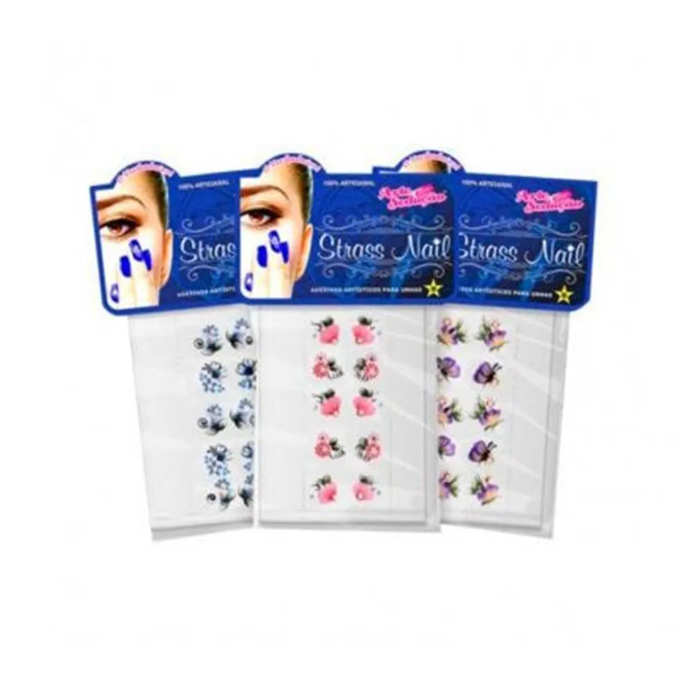 Adesivo Para Unhas Artisticas Strass Nail Arte Sedução