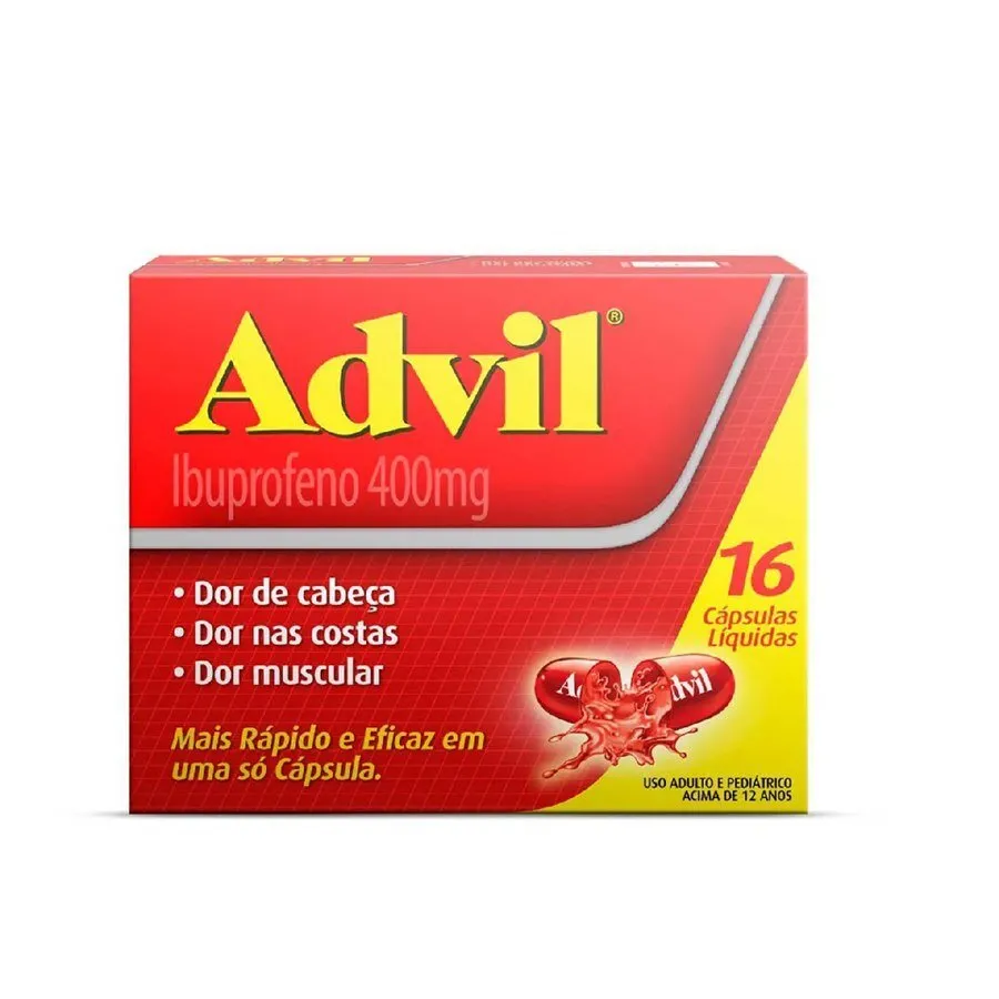 Advil Extra Alivio Ibuprofeno 400mg 16 cápsulas