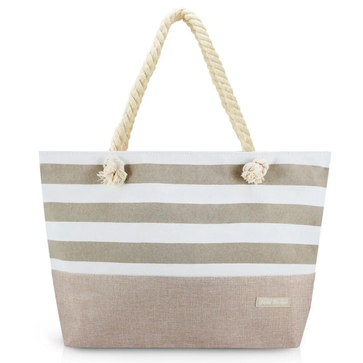 Bolsa de Praia Verão Jacki Design Bege