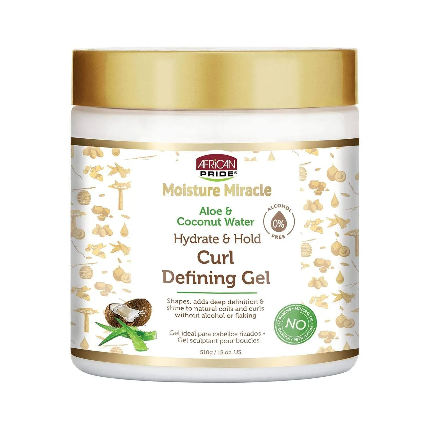 African Pride Moisture Miracle Curl Defining Gel 510g