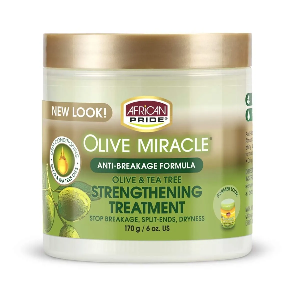 African Pride Olive Miracle Anti-Breakage Cream 5.3oz