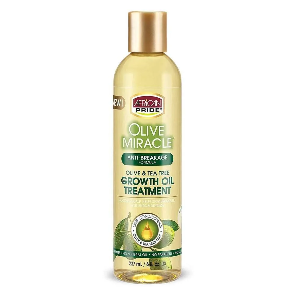 African Pride  Olive Miracle Growth Oil 250ml