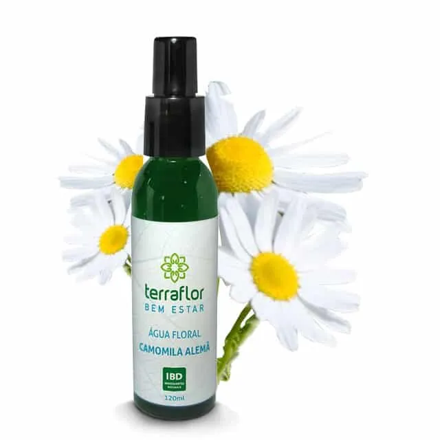 Água Floral de Camomila alemã - Terra Flor - Frasco com 120ml