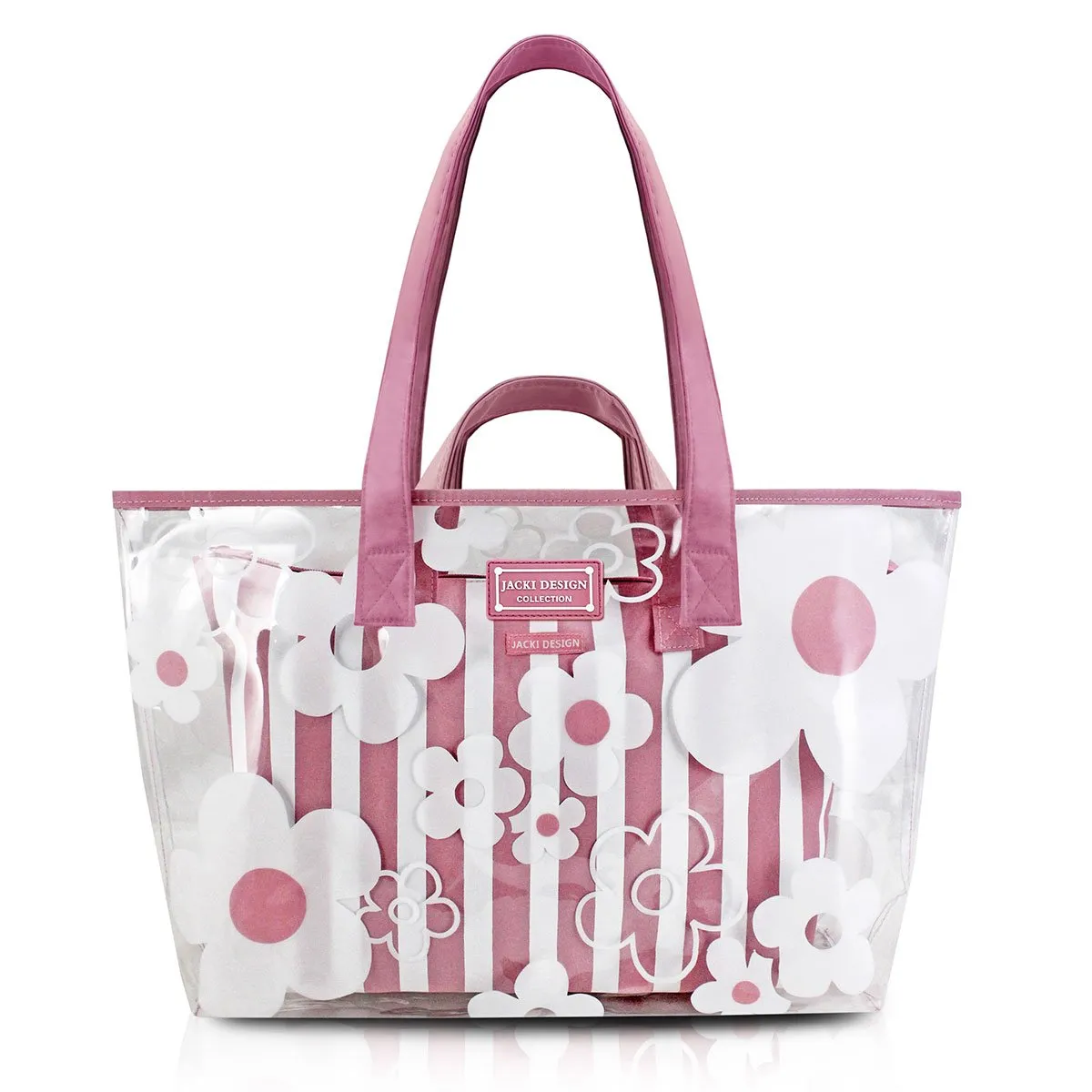 Kit 2 Bolsas Bem Me Quer AHL18581 Jacki Design Rosa