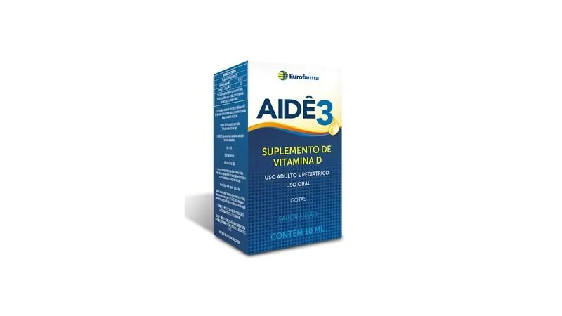 Aidê 3 Gotas Suplemento Vitamina D Eurofarma 10ml