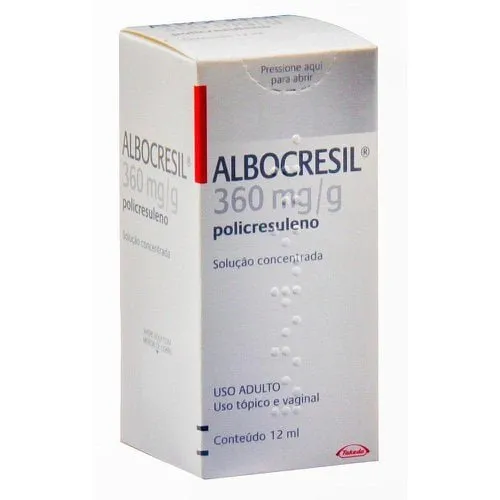 Albocresil Policresuleno 360mg/g Solução 12ml