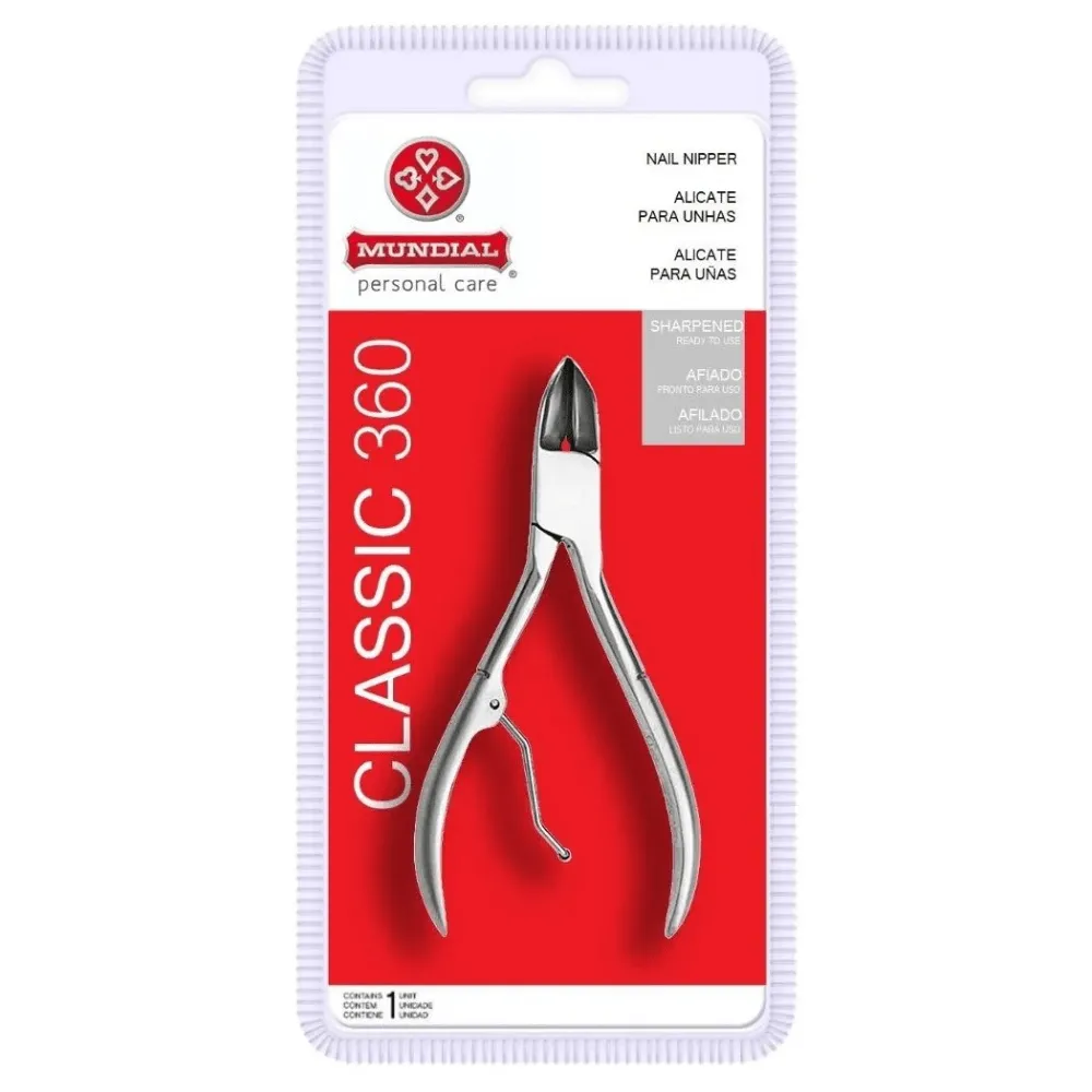 Alicate Para Unha Mundial Classico 360