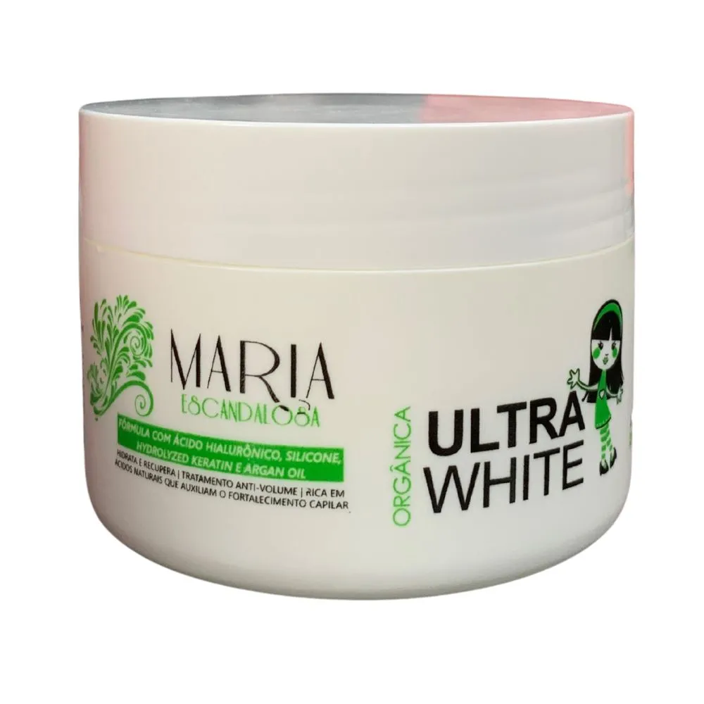Alinhamento Capilar Maria Escandalosa Orgânica Sem Formol Ultra white 250g