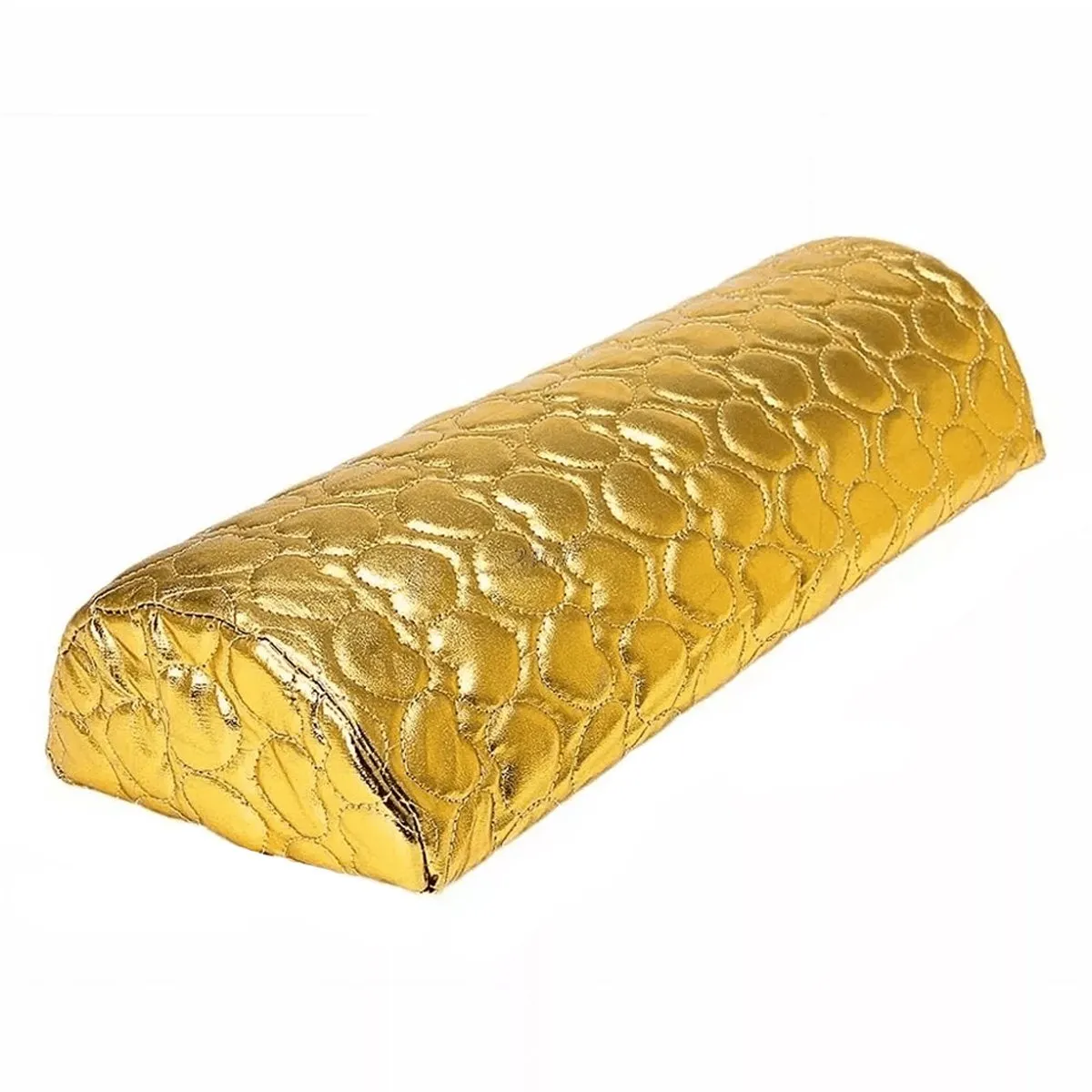 Almofada Manicure Para Apoio Das Mãos Dourado