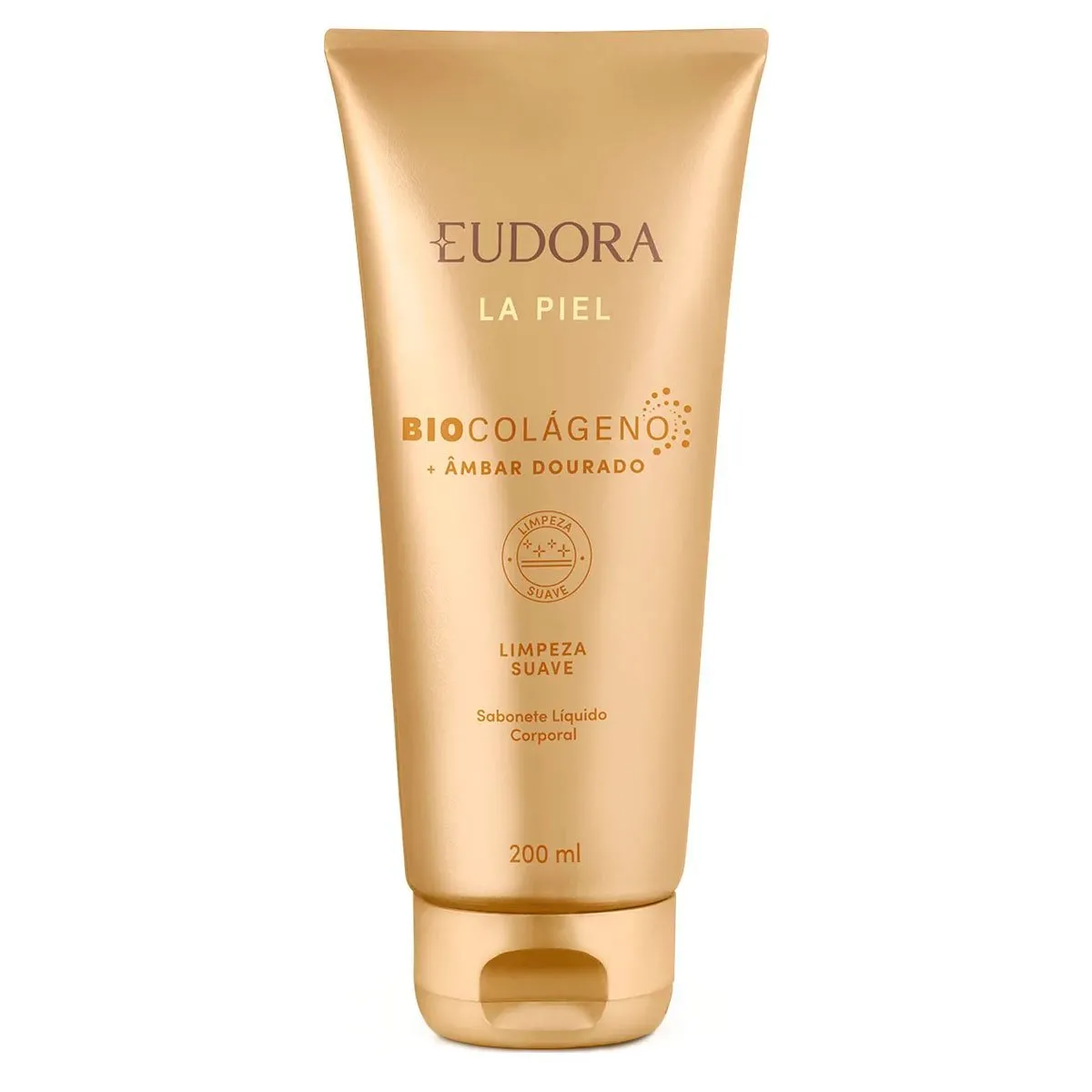 Sabonete Líquido Corporal La Piel Eudora 200ml Âmbar Dourado
