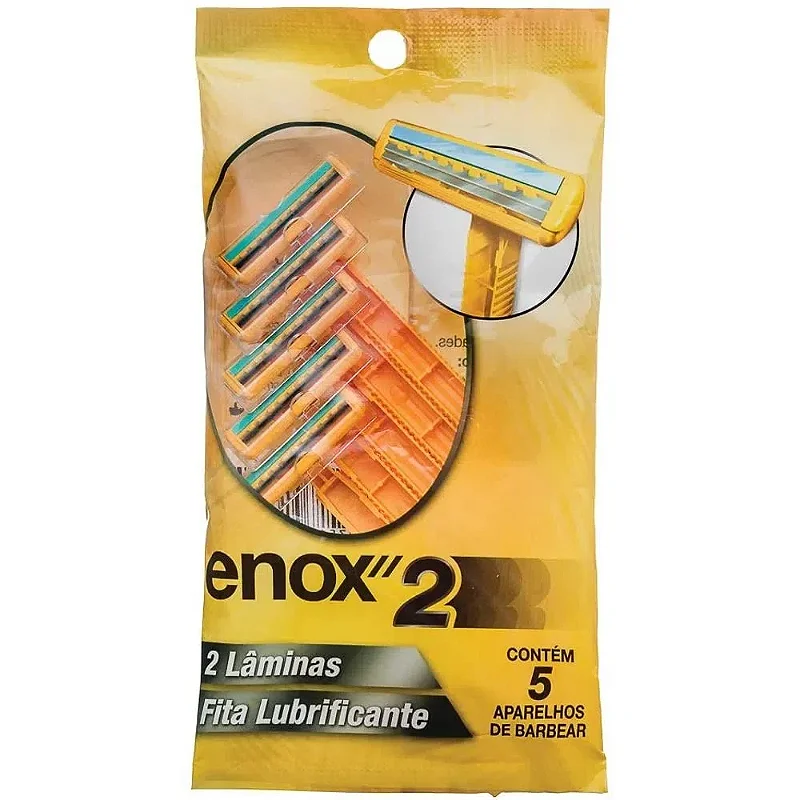 Aparelho de Barbear Enox 2 com 5 Unidades 1755