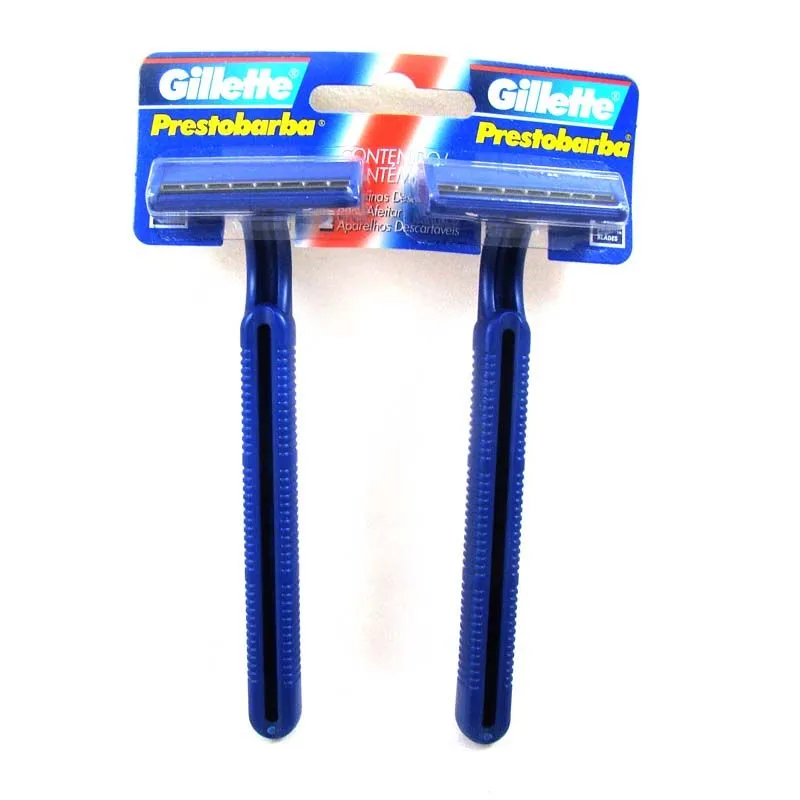 Aparelho Prestobarba Gillette Máximo Controle Com 02 Unidades.