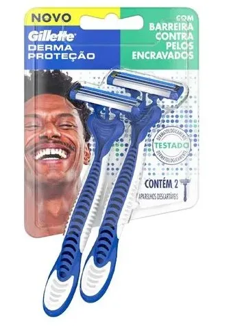 Aparelho Gillette Derma Proteção Com 2