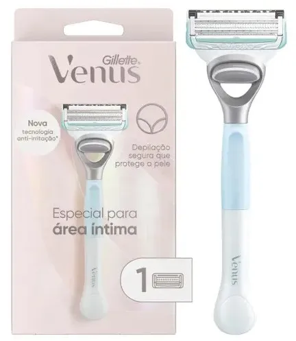Aparelho Depilatório Gillette Venus Íntima Com 1 Carga