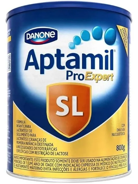 Aptamil SL Sem Lactose Danone Fórmula Infantil 800g