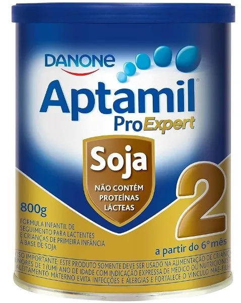 Aptamil Soja 2 Danone Fórmula Infantil 800g
