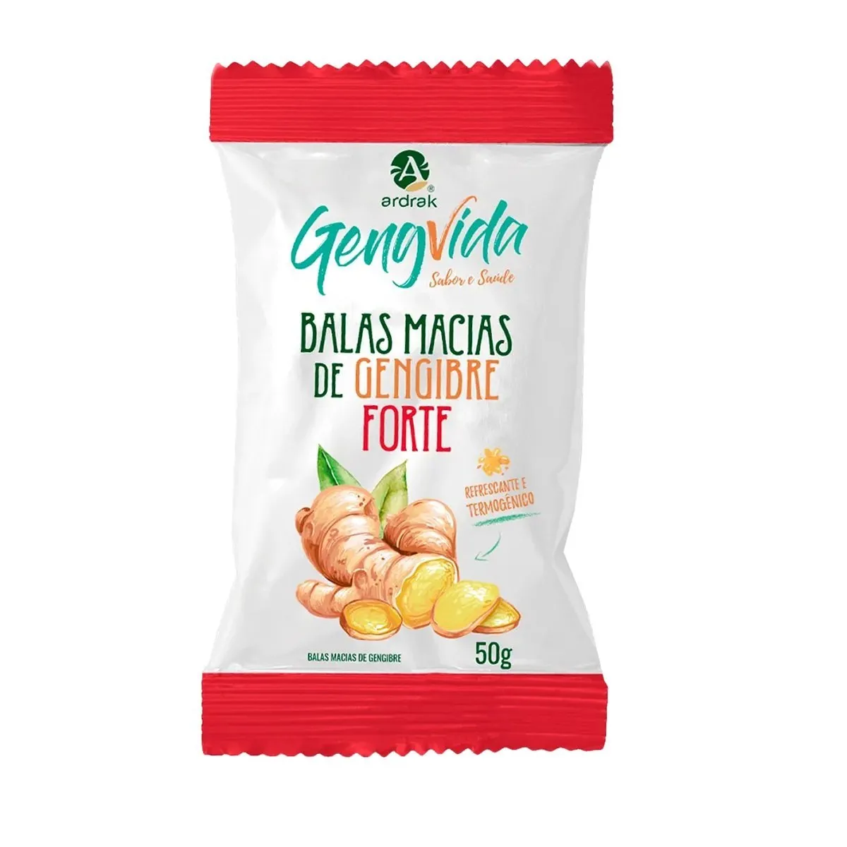 Ardrak Balas Macias de Gengibre Forte 50g