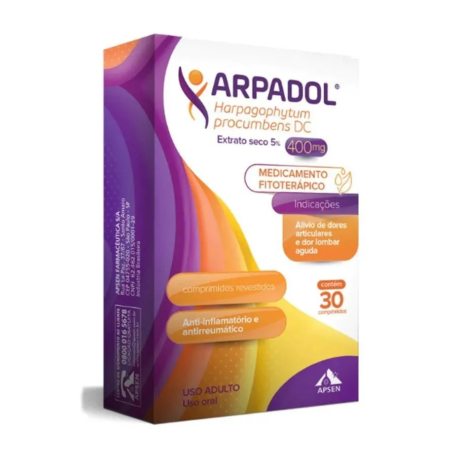 Arpadol 400mg com 30 Comprimidos