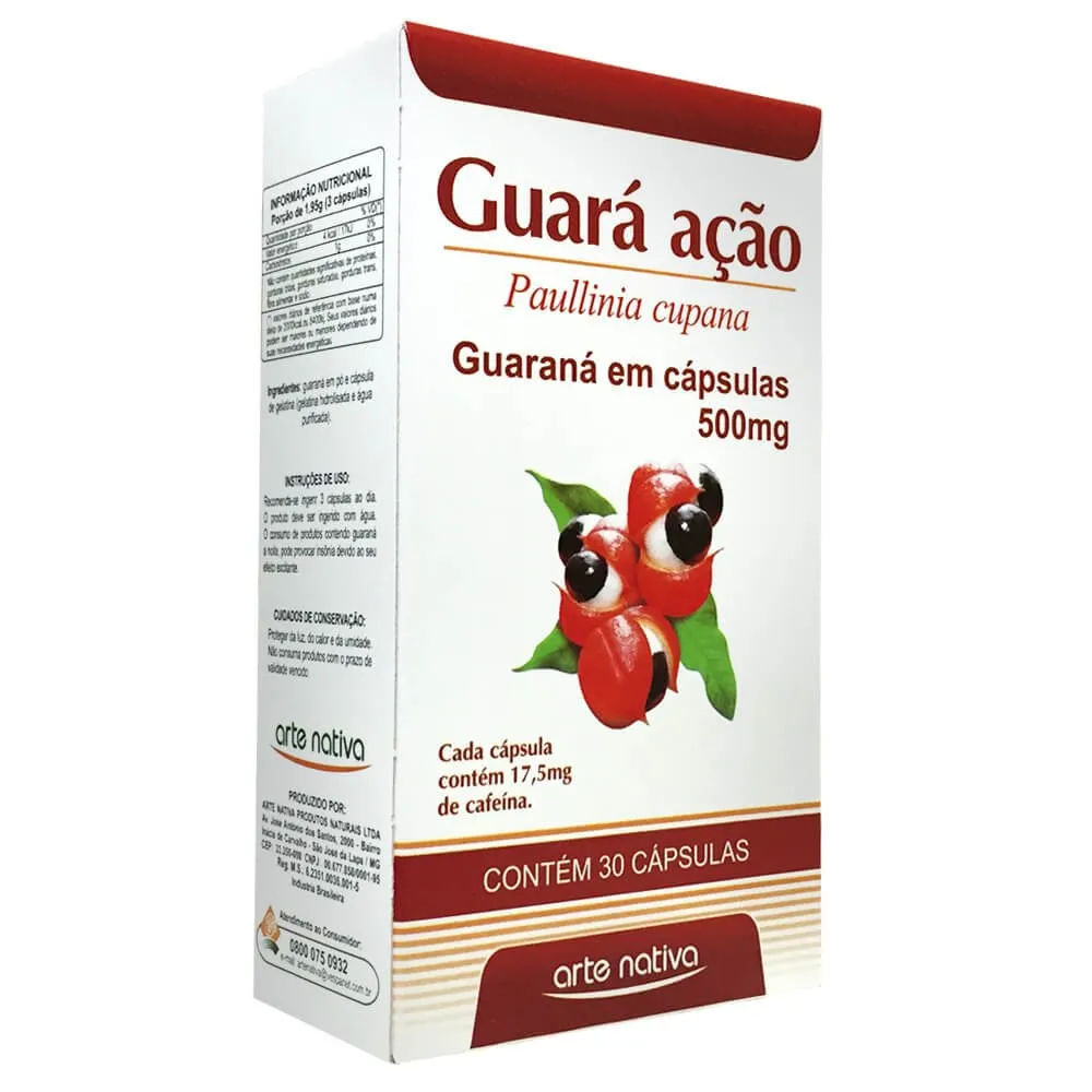 Arte Nativa Guará Ação 500mg com 30 Cápsulas