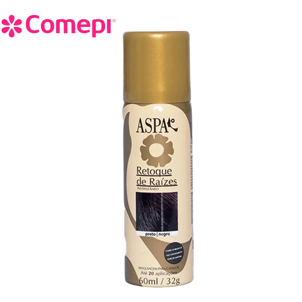 Aspa Retoque De Raizes Preto 60ML