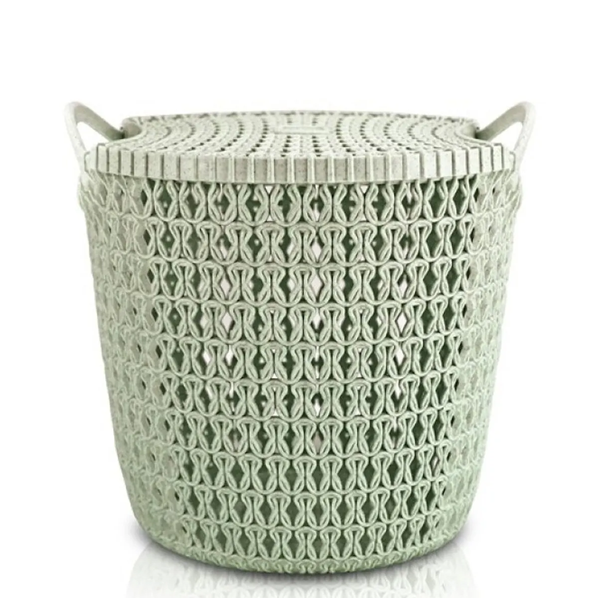 Cesto Organizador Com Tampa Tamanho P Jacki Design Verde