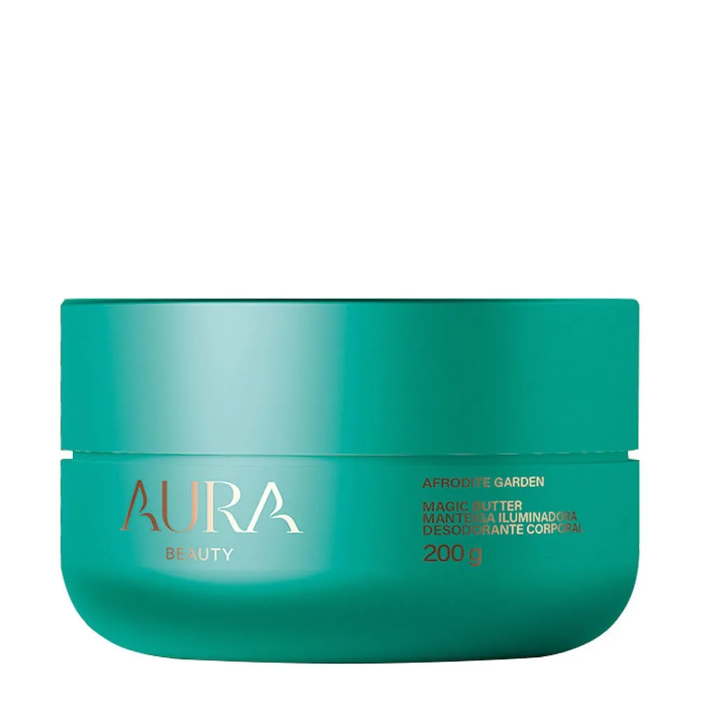 Aura Beauty Manteiga Iluminadora Afrodite Garden 200g