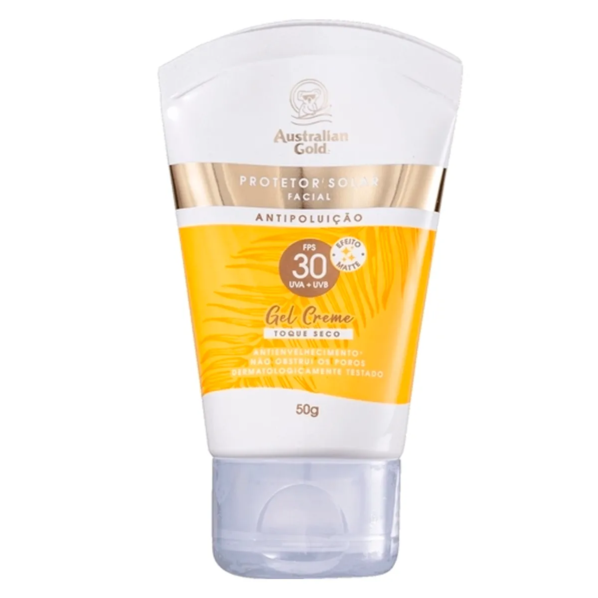 Protetor Solar Facial Australian Gold Antipoluição FPS 30 50g