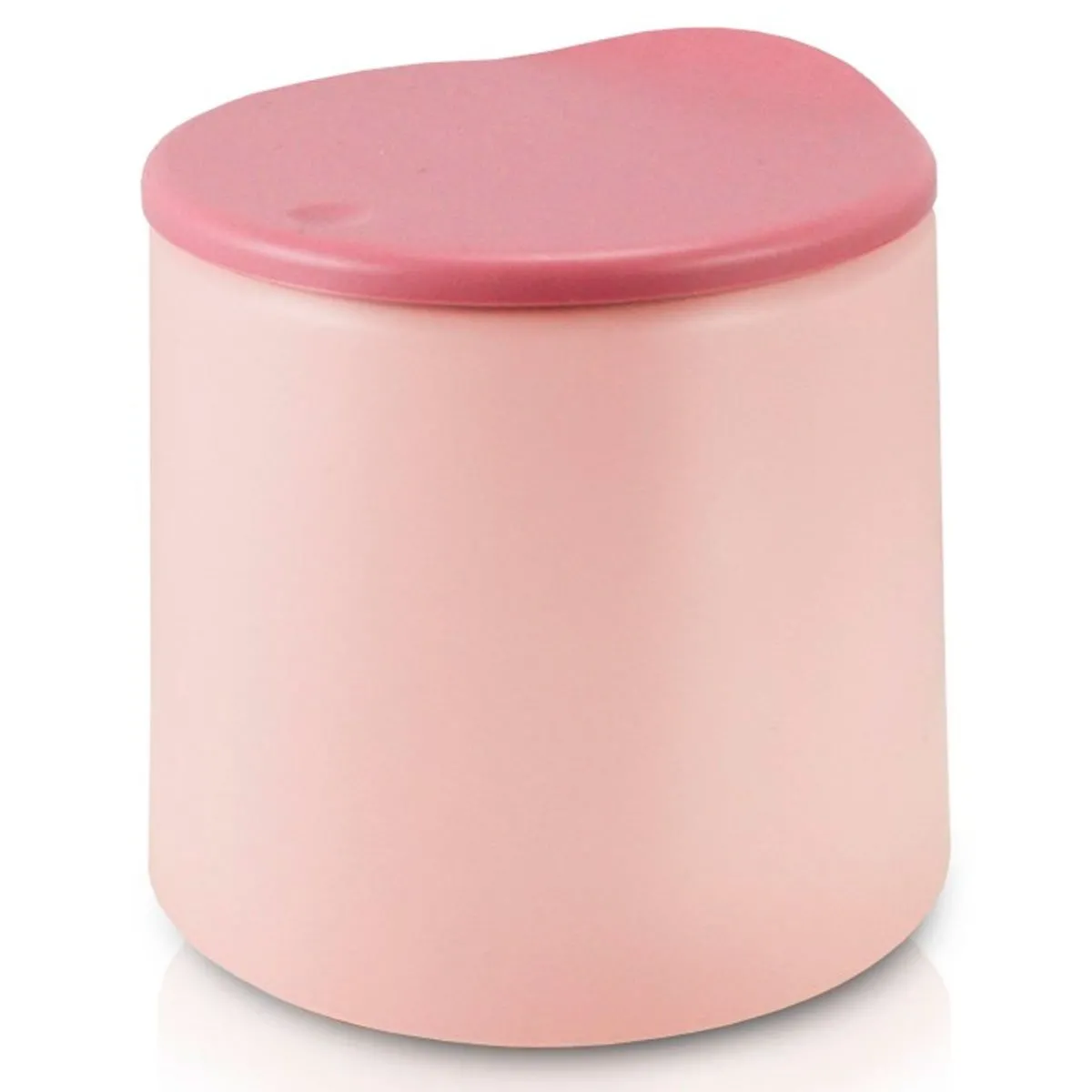 Cesto de Lixo com Tampa Tamanho P Jack Design Rosa