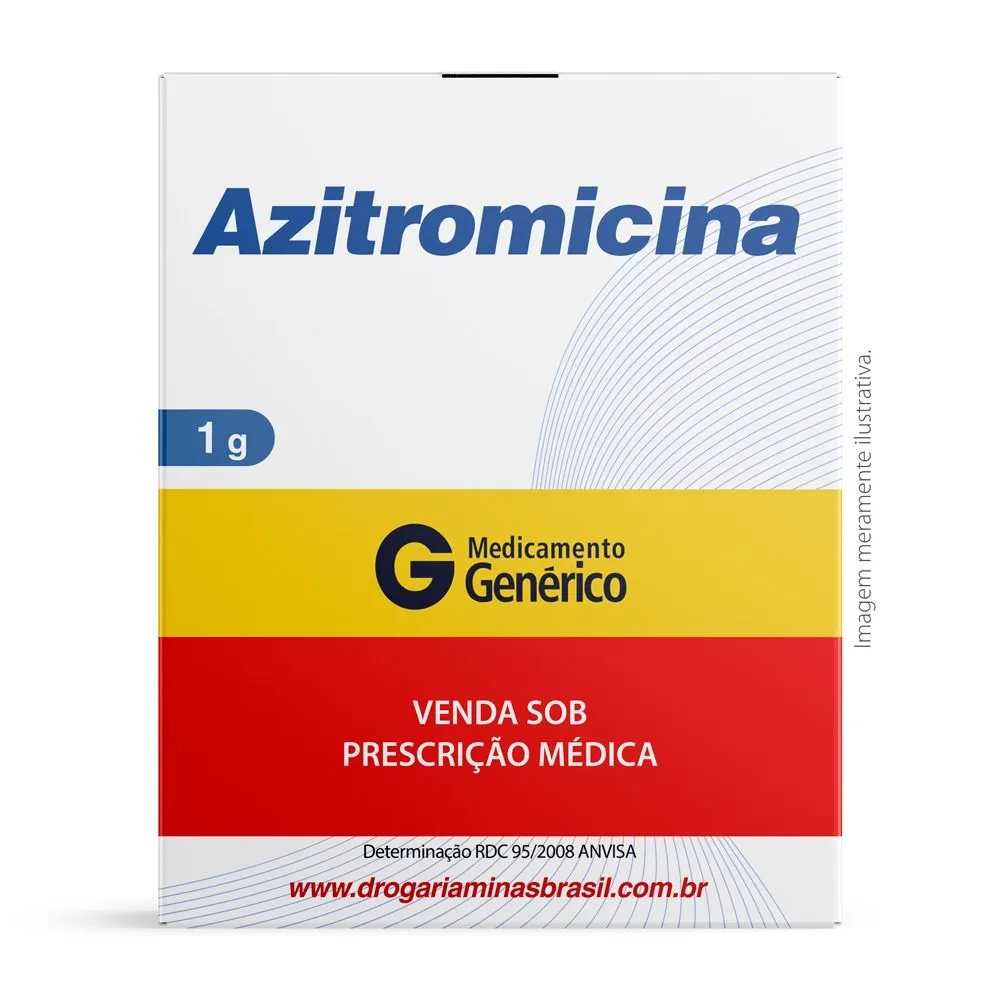 Azitromicina Diidratada 1G Com 1 Comprimidos Genérico Prati Donaduzzi