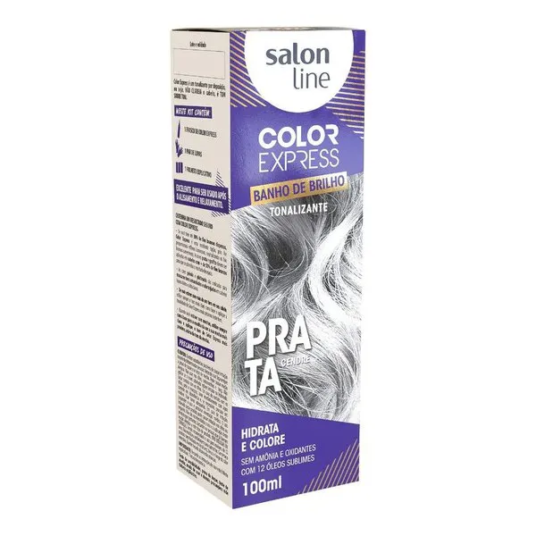 Tintura Salon Line Prata Cendre 100ml