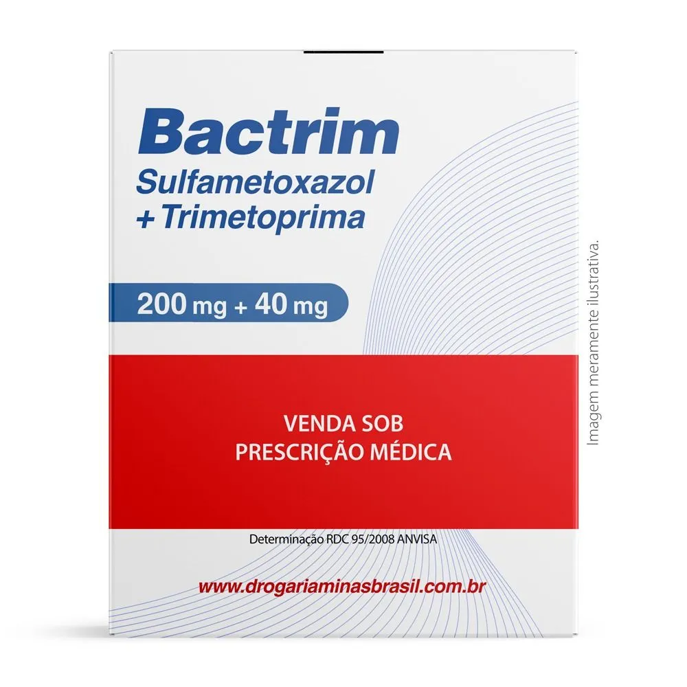 Bactrim 200Mg + 40Mg/5Ml Pediátrico Suspensão Oral 100Ml