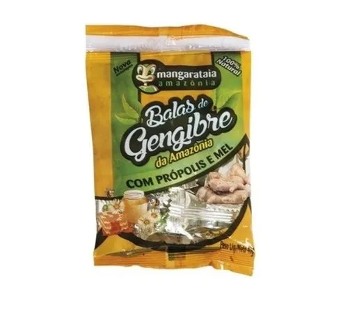 Balas Gengibre da Amazônia Própolis e Mel 40g