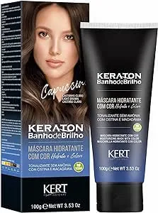 Banho de Brilho Keraton Capuccino Castanho Claro