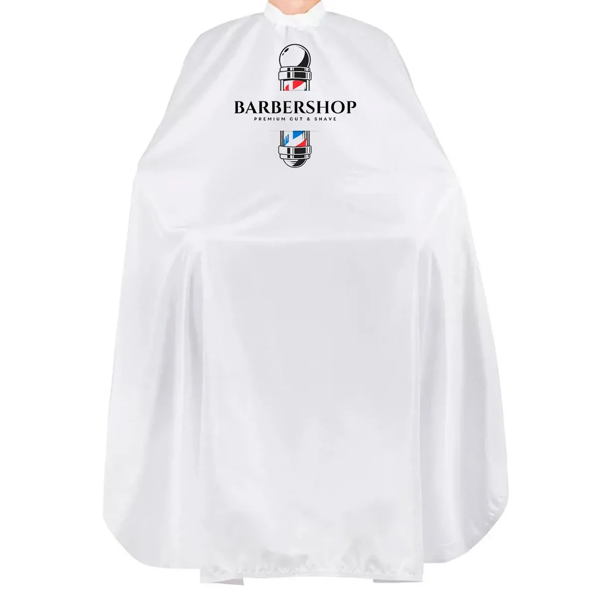 Capa de Corte Barbeiro e Cabeleireiro Estampada 1,82 metros Barbershop Pole