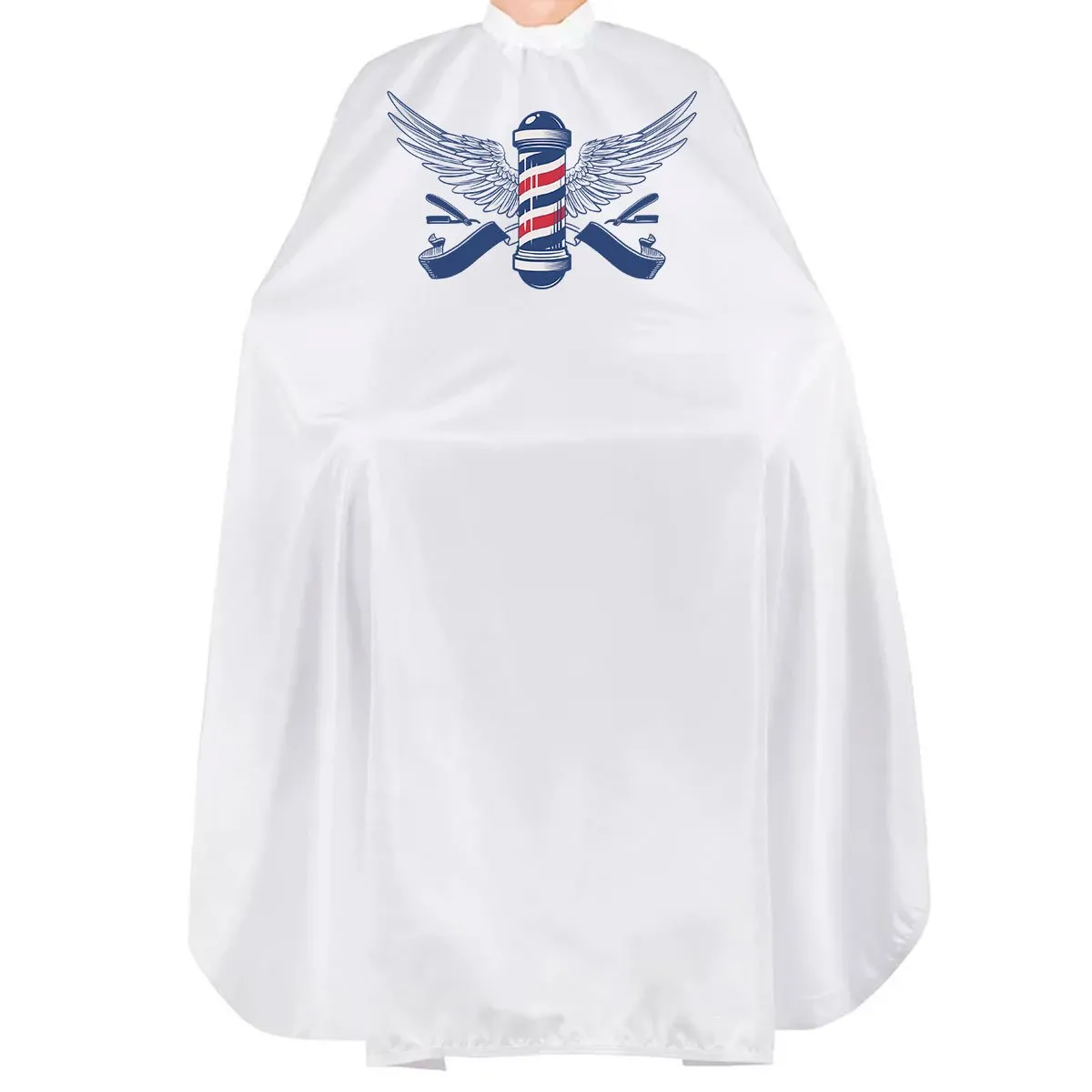 Capa de Corte Barbeiro e Cabeleireiro Estampada 1,82 metros Pole Asas