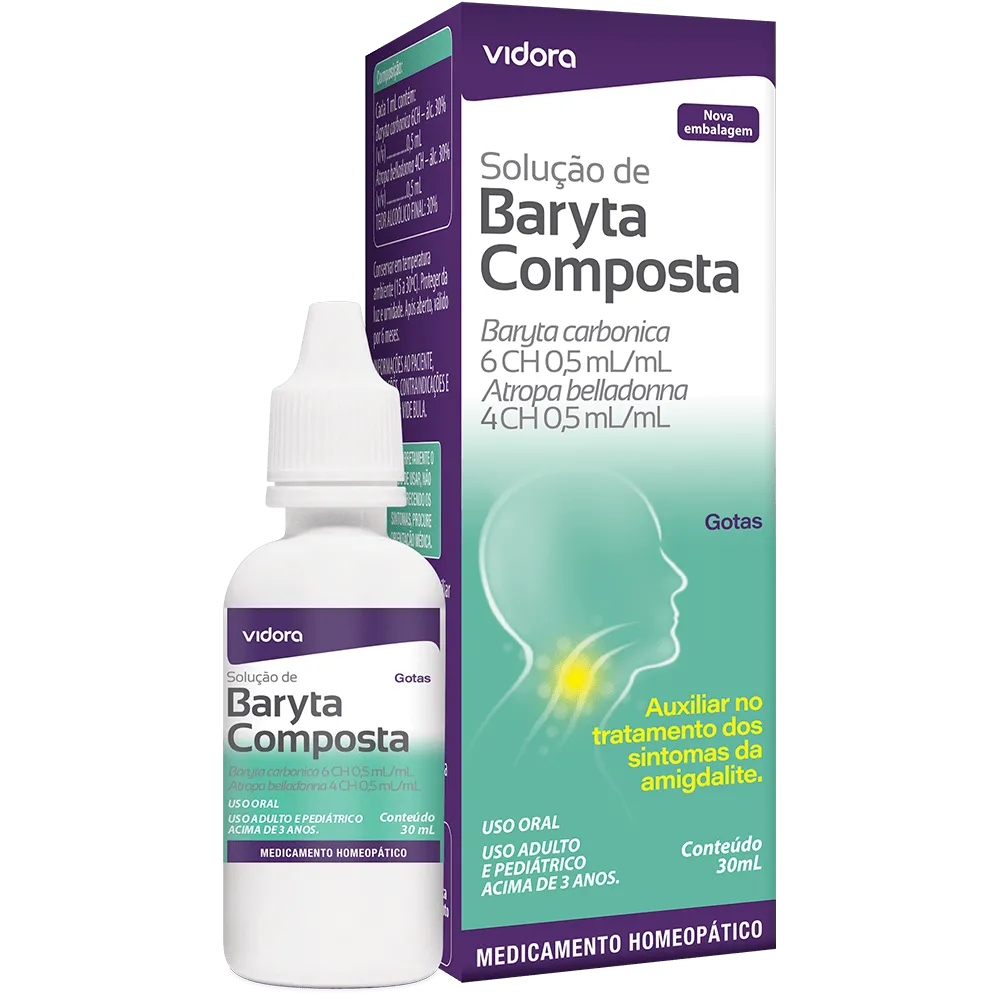 Vidora Baryta Composta com 30ml
