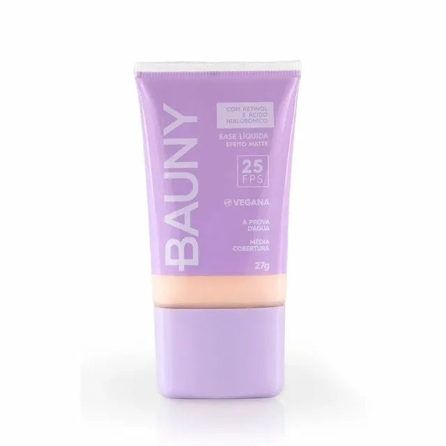Base Líquida FPS 25 Cor 10 Matte 27g Bauny