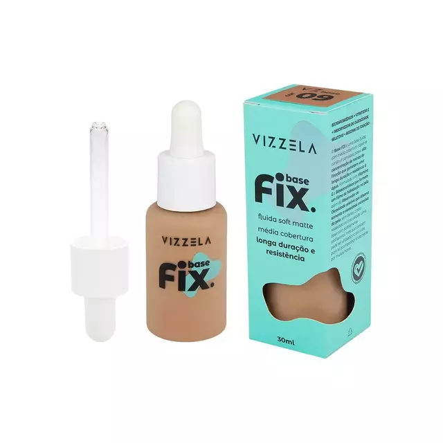 Base liquida fix 09 30ml - Vizzela